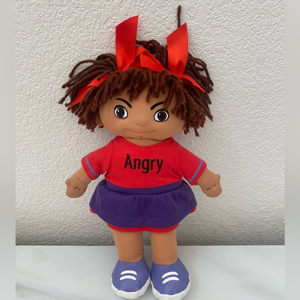Lakeshore 12" H Feelings Soft Emotions Angry Doll
